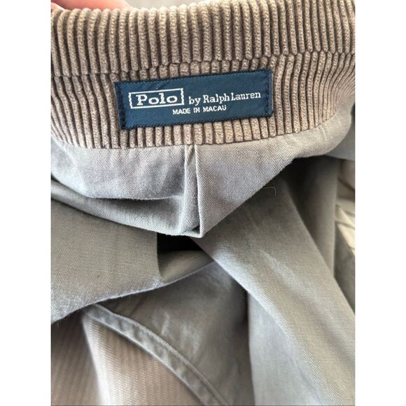 Polo Ralph Lauren Men’s Corduroy Blazer Sport Coat Brown 44L Patch Pockets - Picture 8 of 11